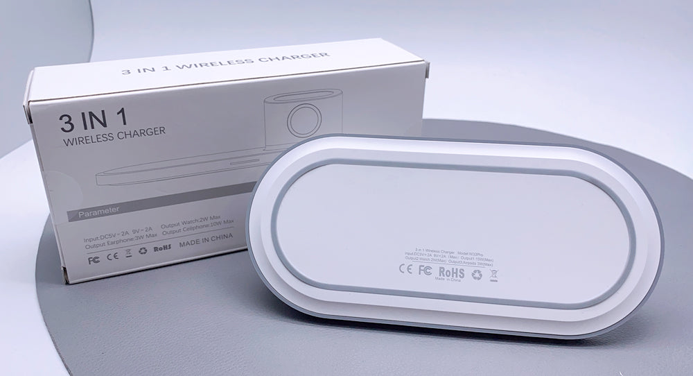 Maxguard 3 in 1 iwatch wireless charger charging station (for phone, watch, airpod pro)
