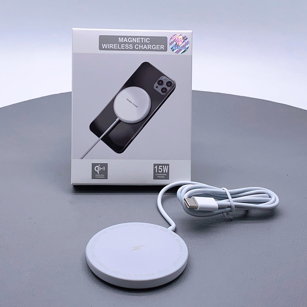 maxguard magnetic wireless charger 15w qi iphone 12