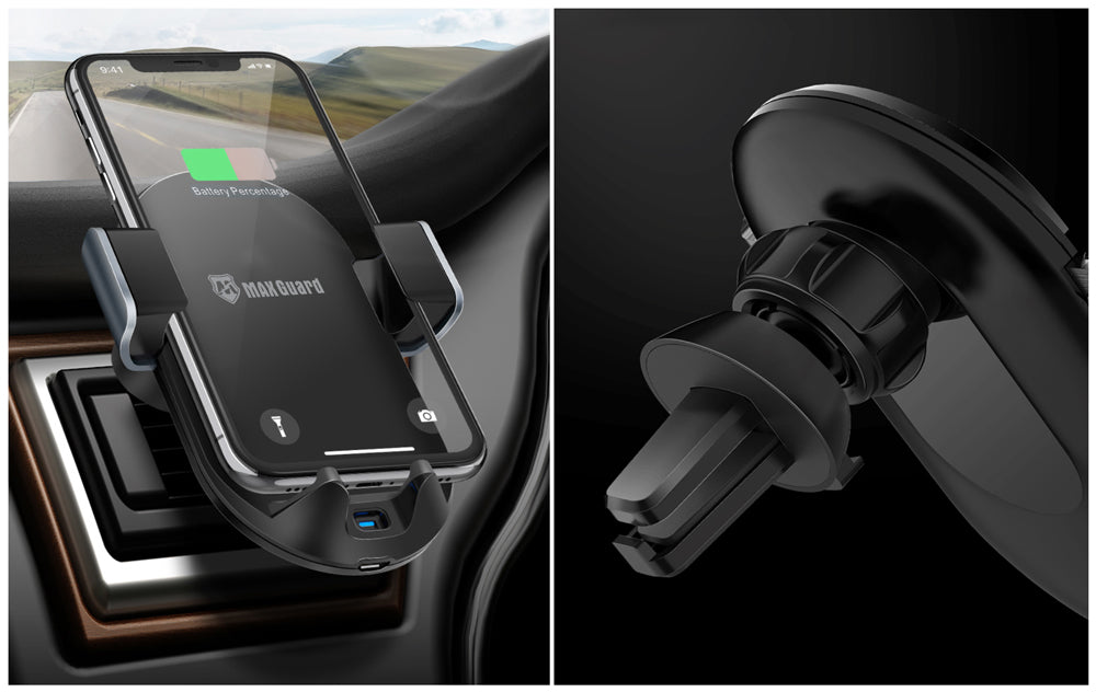 MaxGuard wireless holder clip charger C6