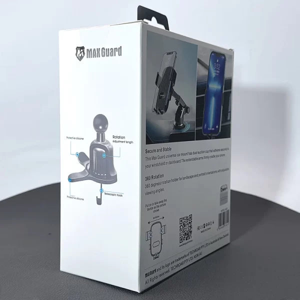 Maxguard auto locking 360 rotation car holder M25 – maxguard